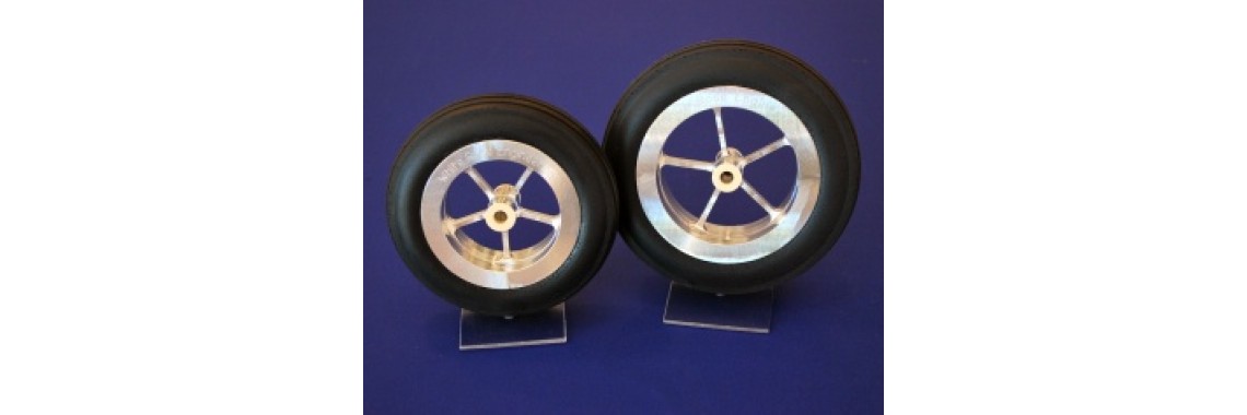 4" & 3.5" 5 spoke wheels