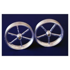 5" Six Spoke Wheels (pair) for 1/4" axles